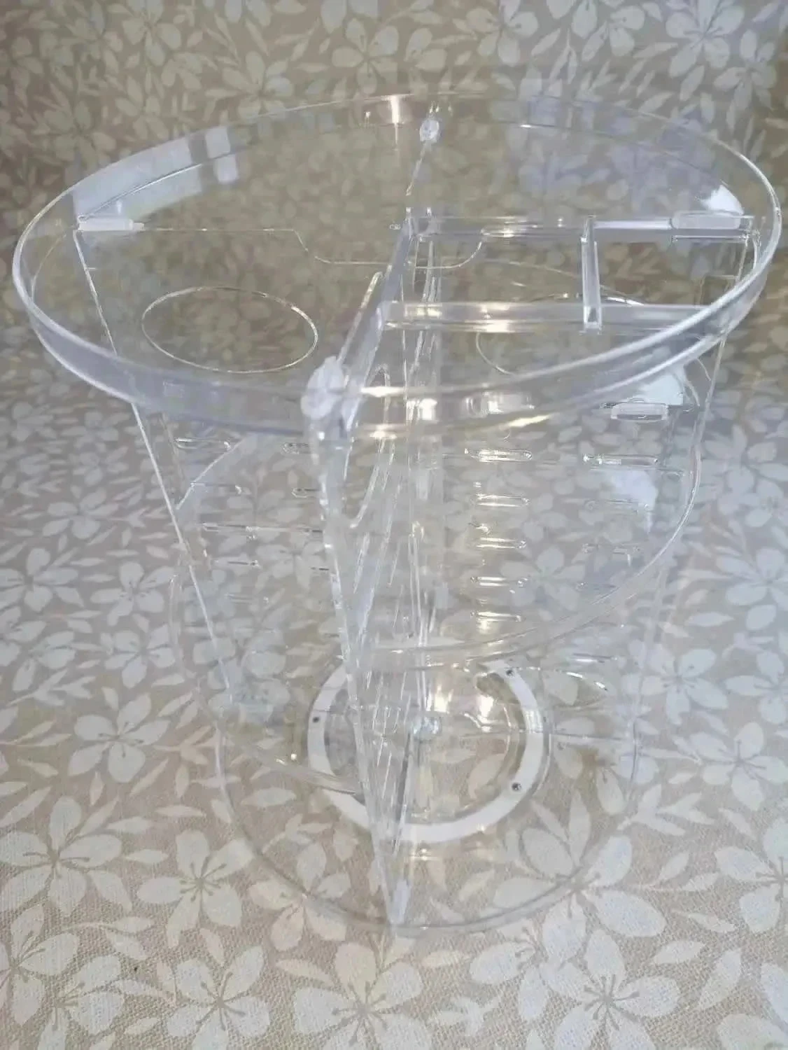 Organizador de Maquiagem Giratório 360° - Grande Capacidade - Transparente - Organização de Cosméticos e Perfumes – photo 5